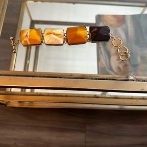 RARE Charles Albert stone link bracelet